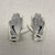 Used Nike YOUTH BB/SB Batting Gloves White LG 11762-S000083758 View 1