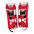 Used Vaughn V9  26 +2 Goalie Leg Pads Junior Cardinal And White 26" 11820-S000060557 View 3