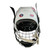 Used Bauer IMS 5.0 Helmet Cage Combo White SM 11947-S000170548 View 3