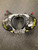 Used Riddell X FORCE II YOUTH FB Shoulder Pads Grey MD 11726-S000300482 View 1