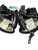 Used STX Stallion 200 Lacrosse Gloves Black Small, cuff and label view View 3