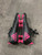 Used Adidas Soccer Cleats Black And Pink Junior 05 11614-S000242110 View 2