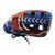 Used Wilson A1000 RED/WHT/BLU BB/SB Glove RH Throw Red 12 1/4" 11842-S000232788 View 2