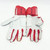 Used 3 STRIKES BB/SB Batting Gloves Silver And Red MD 11805-S000086710 View 2