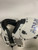Used Adams ASP FB Shoulder Pads White SM 11882-S000029201 View 1