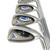 Used Ping G5 BLACK DOT Men's RH Iron Set 3I-PW Stiff Flex Steel Shaft 11506-S000309929 View 1