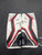 Used Brians GNETIK X5 Goalie Leg Pads Junior White/Black/Red 27" 11162-S000462900 View 1