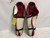 Used Bauer VAPOR X60 Senior Shin Guards White/Black/Red 17" 11855-S000208396 View 2