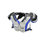 Used Riddell PURSUIT FB Shoulder Pads Royal Blue XL 11713-S000158801 View 1