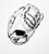 New MVP PRIME 13IN RHT 1ST BASEMITT SOFTBALL WHITE/GREY 11834-MIZ313072RH View 1