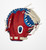 New PROSPECT 32.5IN RHT YOUTH BASEBALL CATCHER MITT RED/BLUE 11834-MIZ313358RH View 1