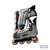 Used Bauer PRO-R ROLLER HOCKEY SKATE SZ7R Roller Hockey Skates Grey Senior 7 11617-S000351391 View 2