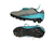 Used Dsg Soccer Cleats Grey Junior 04 11613-S000188154 View 2