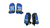 Used STX GLOVES Lacrosse Gloves Junior Royal Blue 9" 11917-S000020640 View 1