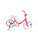 Used JOY STAR Training Wheel Bike Girls Pink 16" 11899-S000029929 View 2