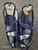 Used Reebok 3K Intermediate Shin Guards Navy Blue 13" 11849-S000043169 View 2