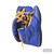 Used Asics MATFLEX SENIOR WRESTLING SHOES Wrestling Shoes Royal Blue Senior 8 11617-S000351558 View 2