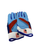 New BRUCE BOLT BEAR SERIES Premium PRO SHORT CUFF Adult Batting Gloves Black/Navy/Red MD 11731-S000171507 View 3