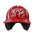 Used Rawlings RED HELMET Batting Helmet No Mask Red One Size 11909-S000011912 View 1