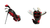 Used Powerbilt JUNIOR Jr Package Set LH Red 4 Piece 11917-S000020828 View 1