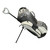Used ROLLER CART BAG Mens Cart Bag Grey 11820-S000061110 View 4
