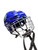 Used Bauer REAKT 55 Helmet Cage Combo Royal Blue MD 11812-S000173671 View 1