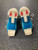 Used Lange EXCLUSIVE WMNS Womens DH Ski Boot Carolina Blue 240 MP - J06 - W07 11726-S000301586 View 2
