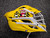 Used Cascade XRS Lacrosse Helmet Yellow One Size 11849-S000043401 View 3