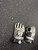 Used Epoch COMMITTED ACADEMY Lacrosse Gloves Mens Black And Silver 13" 11162-S000463722 View 1
