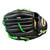 Used Franklin 9 IN RHT RTP BLK/GRN BB/SB Glove T-ball Black 9" 11842-S000233133 View 3