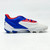 Used Under Armour LEADOFF LOW TX BB/SB Cleats White/Royal/Red Senior 11 11805-S000087541 View 2
