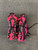 Used Adidas GOLETTO Soccer Cleats Black And Pink Junior 04 11614-S000242848 View 3