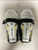 Used Bauer SUPREME 150 Junior Shin Guards White/Black/Yellow 8" 11855-S000208945 View 1