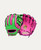 Wilson Party Animals 11-inch Baseball Glove, Pink/Green View 1
