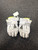 Used STX CELL V Lacrosse Gloves Mens White MD 11726-S000302083 View 1