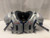 Used Riddell POWER SPX QB/WR FB Shoulder Pads Grey SM 11490-S000277022 View 1