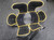 Used Riddell POWER CPX FB Shoulder Pads Grey LG 11849-S000043573 View 2