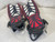 Used OCEANIC VORTEX V16 SM Open Heel Scuba Dive Split Fins View 4