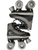 Used FIRESTAR Child Roller Quad Skates Grey Youth 12.0 11613-S000188982 View 1