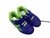 Used Soccer Cleats Green And Royal Blue Adjustable 11347-S000275526 View 1