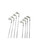 Used Taylormade RAC OS Mens Iron Set RH 3I-PW 11885-S000204586 View 1
