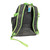 Used Easton Baseball/Softball Player Backpack Black and Grey, back view, straps View 2