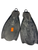 Used Hollis F-1 Open Heel Bat Dive Fins XL Black 11731-S000172017 View 2
