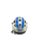 Used Cascade CPX-R Lacrosse Helmet Clear And Royal Blue SM 10672-S000352104 View 4