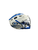 Used Cascade CPX-R Lacrosse Helmet Clear And Royal Blue SM 10672-S000352104 View 3