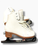 Used Jackson FIGURE SKATE WomensFigure Skate White Senior 4 11924-S000014208 View 2