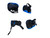 Used Skateboard Elbow Pads Royal Blue SM 11760-S000097219 View 2
