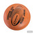 Used DRIVER RANGE DISC Disc Golf Driver Orange 11617-S000352160 View 1