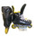 Used Bauer DART Junior Roller Quad Skates Black Junior 03 11095-S000106223 View 1