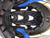 Used Cascade XRS Lacrosse Helmet Gold/Navy/Black Needham Decals 11742-S000544327 View 3